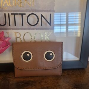 Brown Wallet with Eye Design